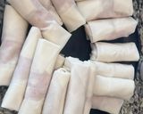 Hình bước làm 3 của món Chả Giò Giòn Tan dành cho người mới biết nấu ăn. Rất nhanh rất dễ và giòn lâu