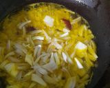 A picture of step 3 of Laal Saag Bhaji.
