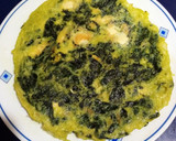Foto del paso 5 de la receta: Tortilla de espinacas al ajillo con queso