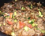 A picture of step 5 of Pura de Puerco con Calabazita.