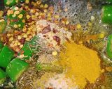 A picture of step 4 of Masala Fried Chillies 🌶️🌶️.