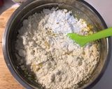 Hình bước làm 1 của món Bánh đậu xanh bí đỏ mix phomai nướng
