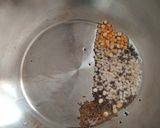 A picture of step 1 of Vegetable upma.