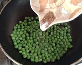 A picture of step 3 of Roasted Peas.