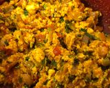 A picture of step 6 of Paneer Bhurji.