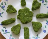 A picture of step 2 of Green pea barfi.
