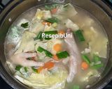 Foto langkah ke 6 dari resep Sayur sop ceker ayam.
