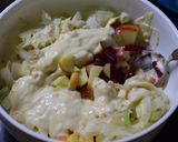 A picture of step 2 of Beet and apple salad.
