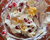 A picture of step 3 of Pomegranate Mosambi Frozen Yoghurt Bites.