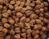 A picture of step 1 of Chana masala with Roti.