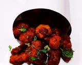 A picture of step 5 of Chicken Popcorn 65.