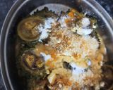 A picture of step 1 of Karela fry.