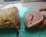 Foto del paso 10 de la receta: Lomo de cerdo sellado y relleno con arroz a la jardinera