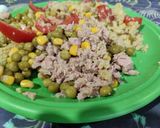 Foto del paso 4 de la receta: Quinoa con guisantes y maíz (lata saludable)