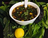 पालक कॉर्न सूप (palak corn soup recipe in Hindi) रेसिपी चरण 4 फोटो
