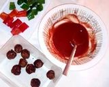 A picture of step 9 of Chicken Ball Skewers.
