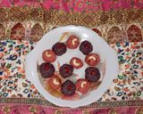 A picture of step 11 of Grapes & Rose Khoa Ladoo – Easy Prasad.
