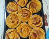 Foto langkah ke 6 dari resep 634. Pepperoni Cheese Pizza Roll.