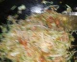 A picture of step 2 of Chicken veg filling.