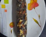 A picture of step 11 of Dates n dry fruit roll.