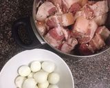 Hình bước làm 1 của món Lại là thịt kho