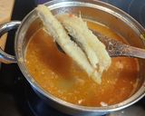 Foto del paso 8 de la receta Sopa de rape, langostinos y mejillones