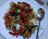 รูปขั้นตอนการทำที่ 7 ของ ส้มตำปลาร้าใส่กุ้งแห้ง