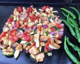 Une image de l'étape 8 de Légumes du jardin à l'oignon rouge et épices orientales (recette plancha).