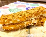 Hình bước làm 5 của món Mango Float 🥭- Bánh kem xoài Philippines