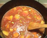 A picture of step 10 of Mofongo Volcano w/Pollo Guisado (Chicken Stew).