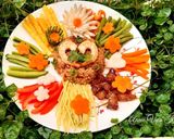 Hình bước làm 2 của món Cơm chiên mắm ruốc Thái