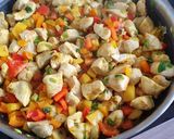 Hühnchen-Gemüse-Pfanne Rezeptschritt 3 Foto