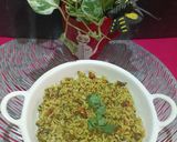 A picture of step 8 of Raw Mango Thecha Pulao.