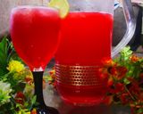 A picture of step 2 of Traditional lal sharbat with lemon.