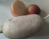 Foto del paso 1 de la receta: Crema de nabo, manzana y calabaza dieta