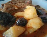Foto del paso 12 de la receta: Patatas con costillas adobadas y setas de cardo