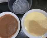 Hình bước làm 4 của món Bánh bông lan phomai ngựa vằn