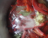 Foto del paso 1 de la receta: Pimientos morrones agridulces en conserva