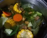 Foto langkah ke 2 dari resep Sayur lodeh bumbu instan.