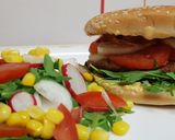 Pas rețetă Burger de vită cu ou 6 fotografie
