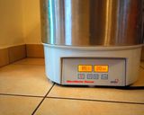 Őszibarack befőzés automatával recept fázis 3 fotója