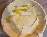 A picture of step 8 of Feta and spinach pie with traditional homemade phyllo.