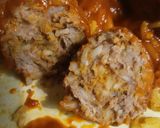 A picture of step 8 of Porcupine Balls.