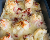 Foto del paso 4 de la receta: Coliflor con jamón y bechamel gratinados