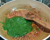 A picture of step 10 of MALAI KOFTA with SPINACH GRAVY (with fresh cream).
