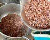 Foto del passaggio 2 della ricetta 134 • Insalata d’autunno: riso rosso, patata americana, melanzane e vinagrette all’arancia e timo
