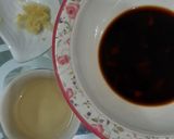 A picture of step 1 of Hot and sour soup.