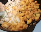 A picture of step 2 of SPAM Breakfast Skillet.