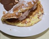 冰淇淋鬆餅、蜂蜜鬆餅（自製鬆餅粉、無泡打粉）的食譜步驟4照片