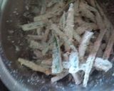 A picture of step 2 of Crispy bhindi.